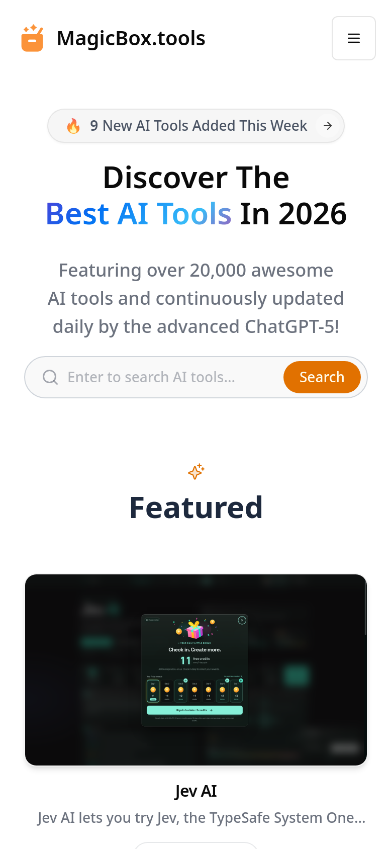 Homepage / Lander