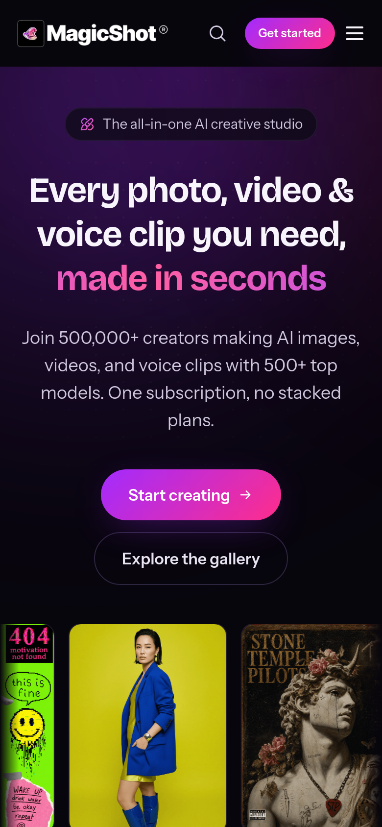 Homepage / Lander