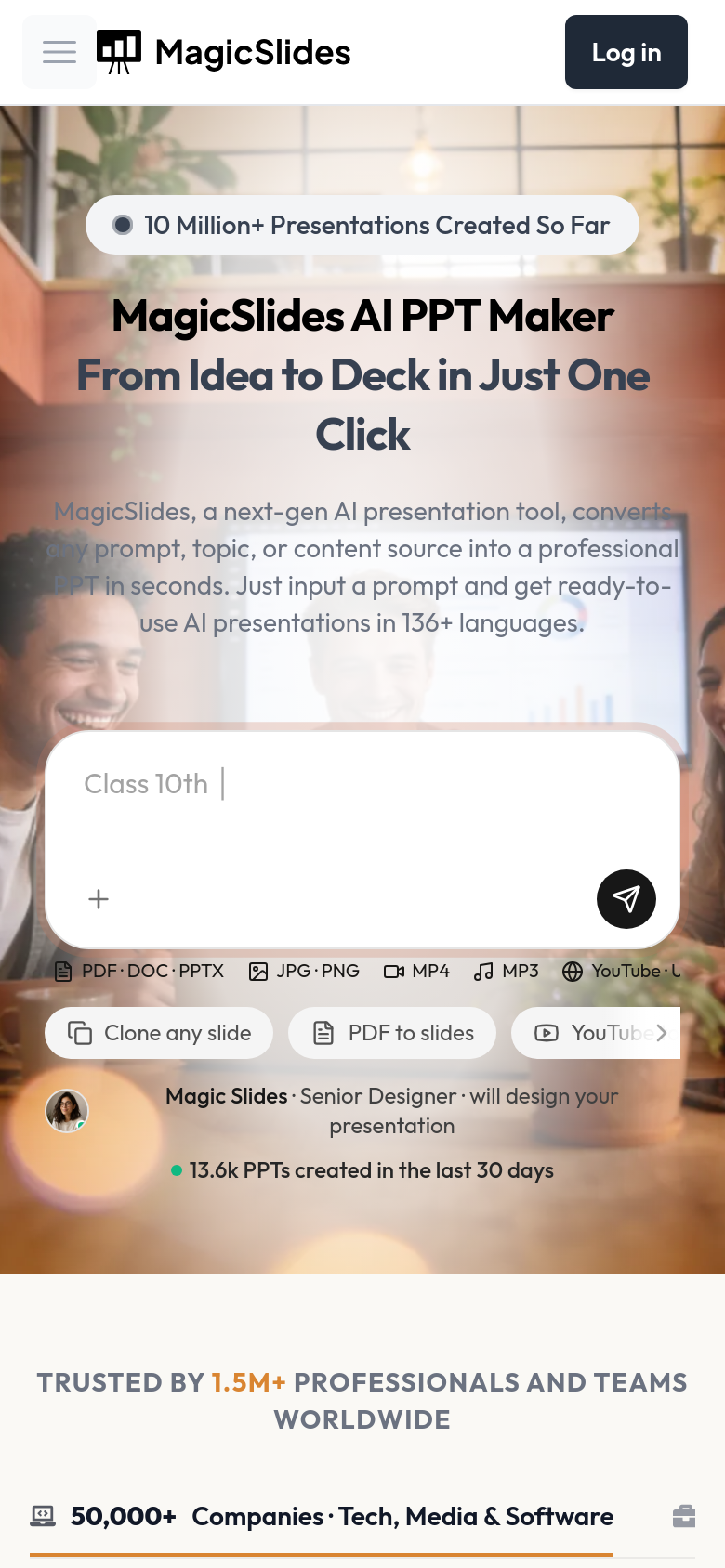 Homepage / Lander