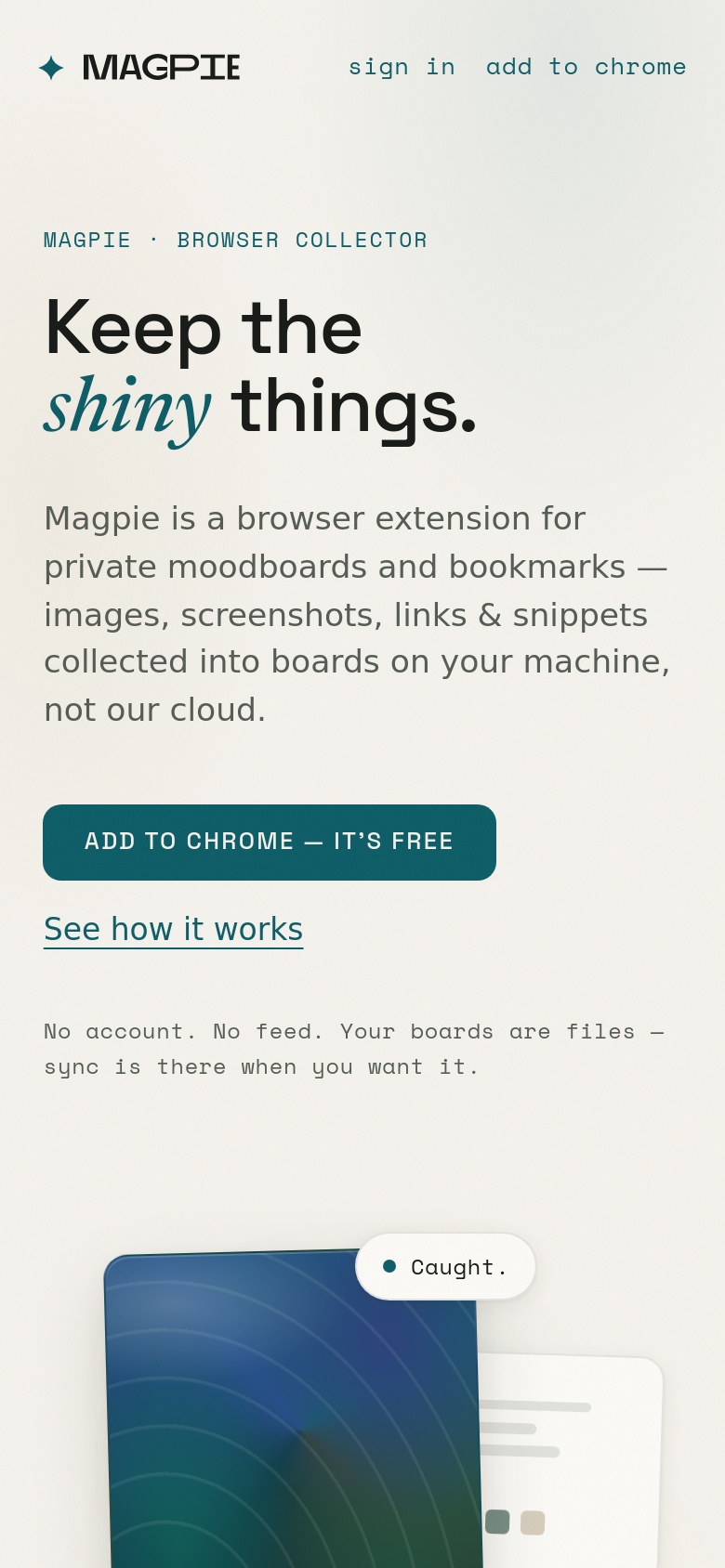 Homepage / Lander