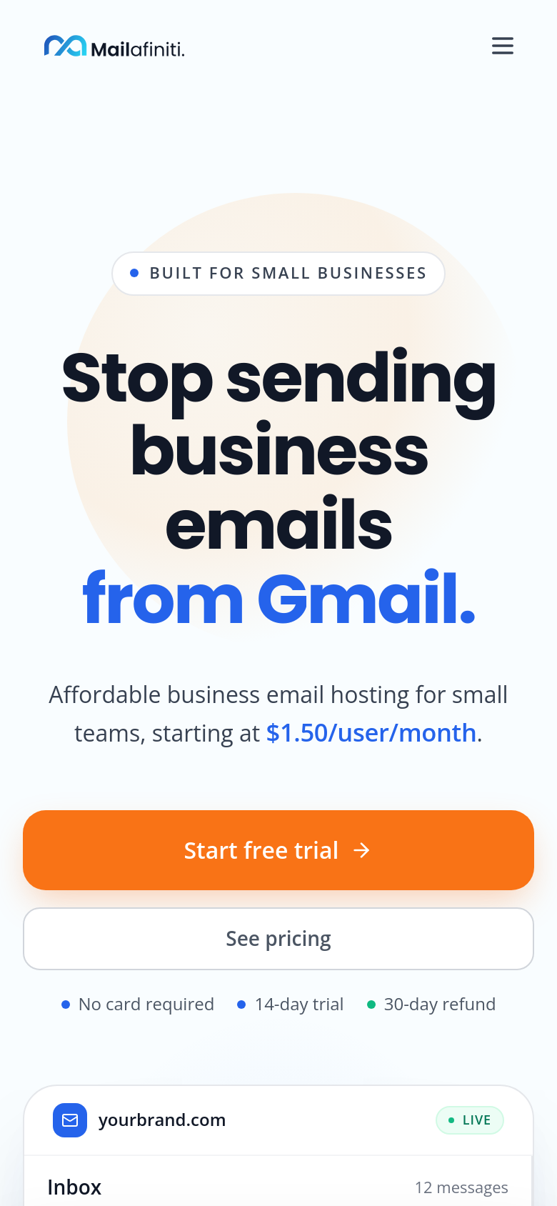 Homepage / Lander