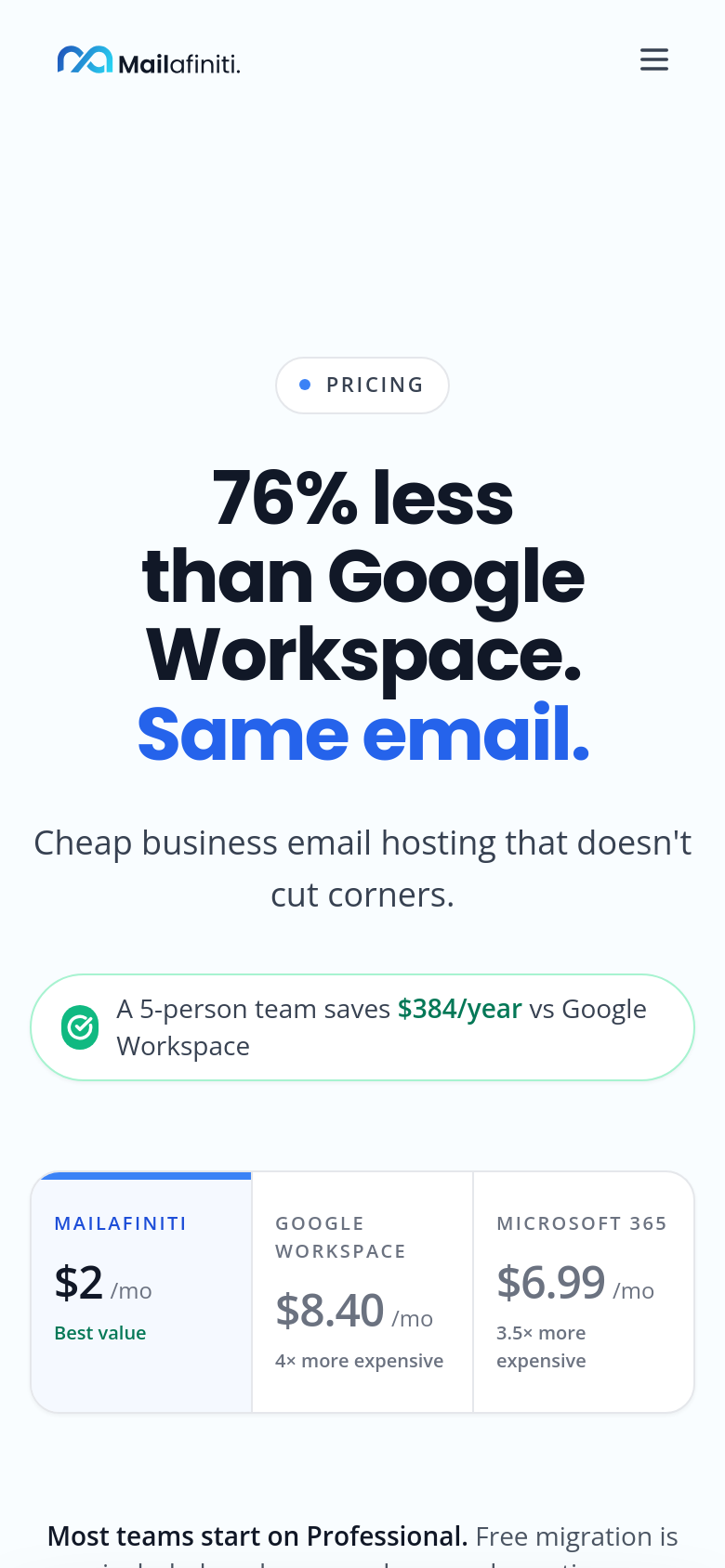 Pricing