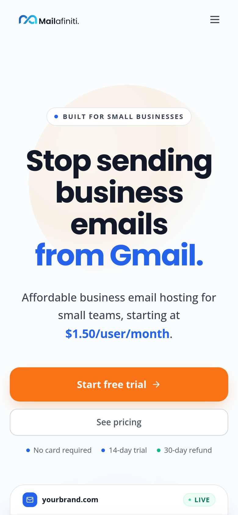 Homepage / Lander