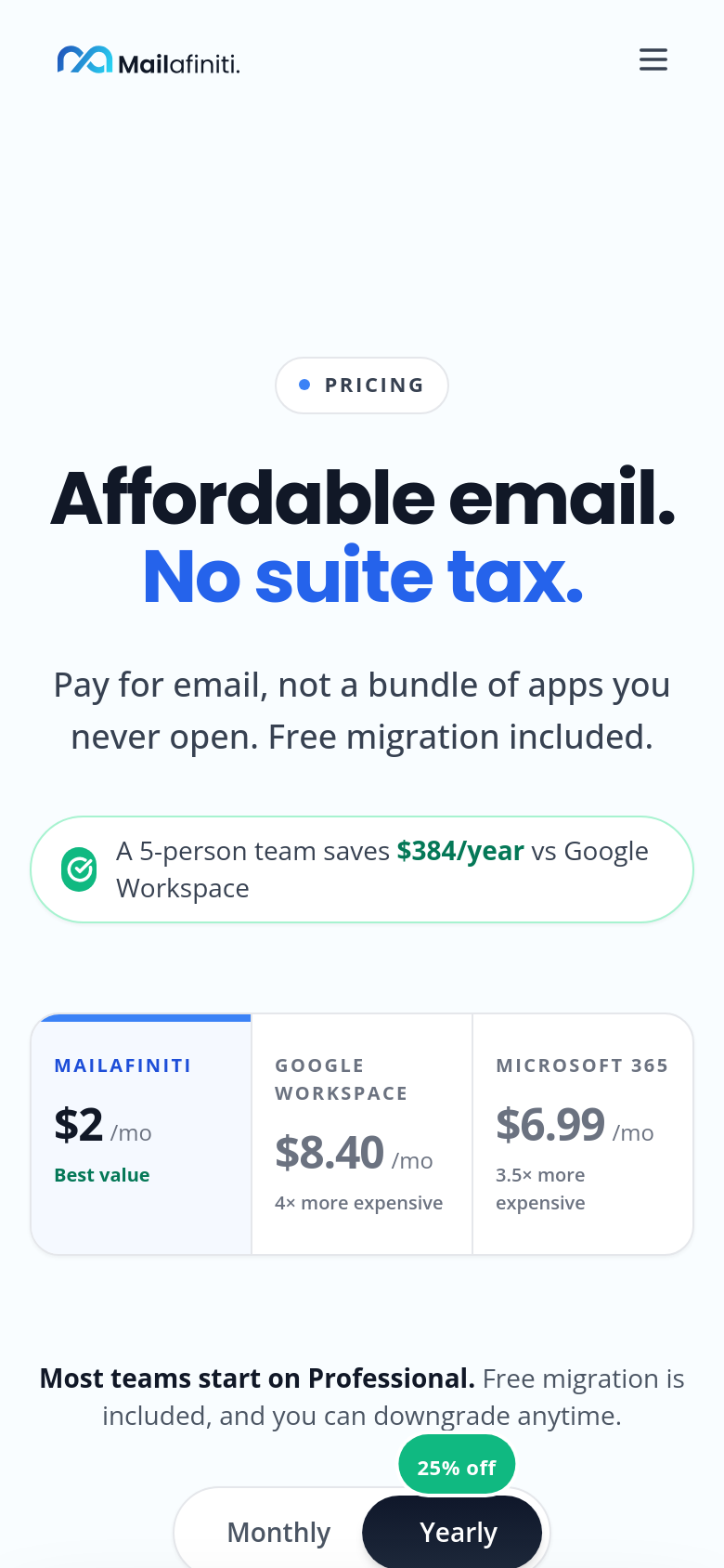 Pricing