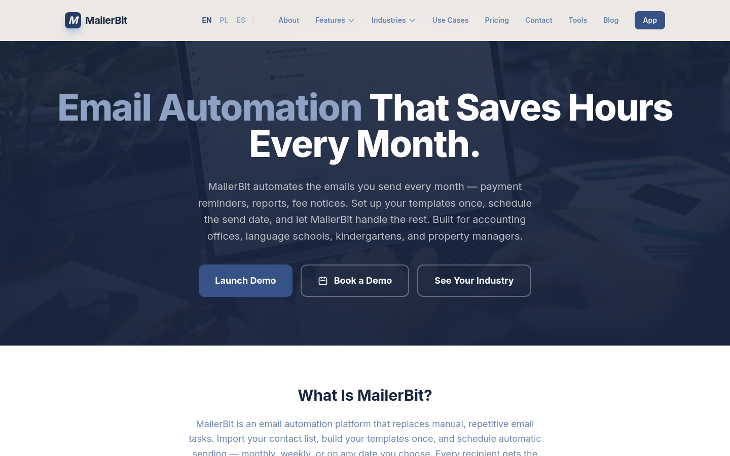 Captured Homepage / Lander