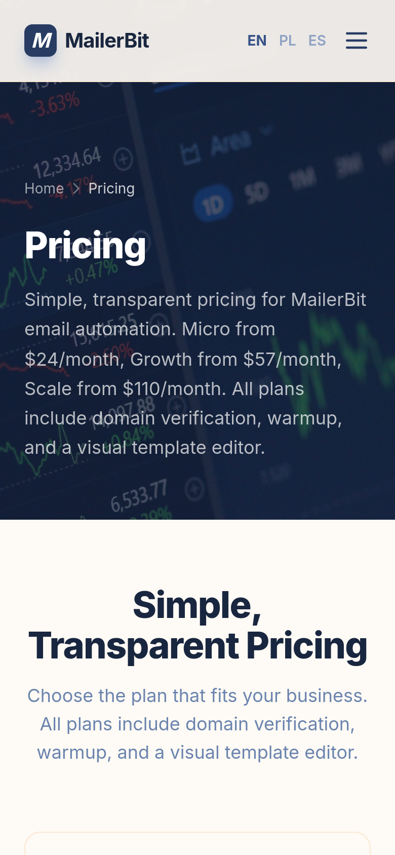 Pricing
