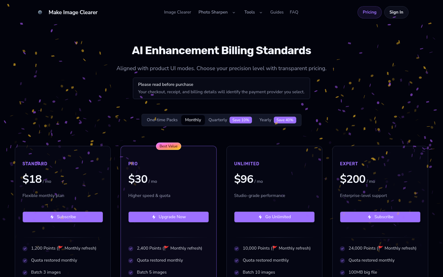 Pricing