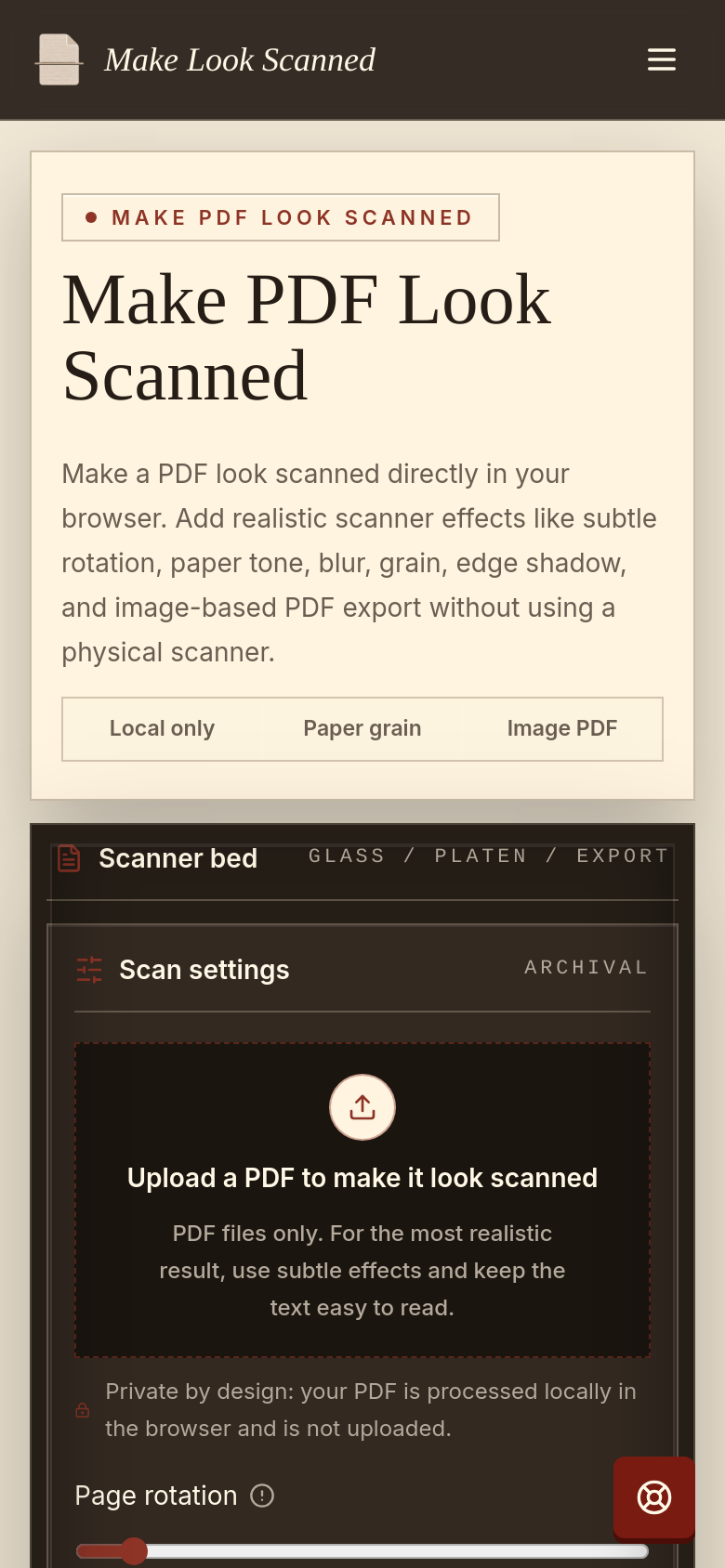Homepage / Lander