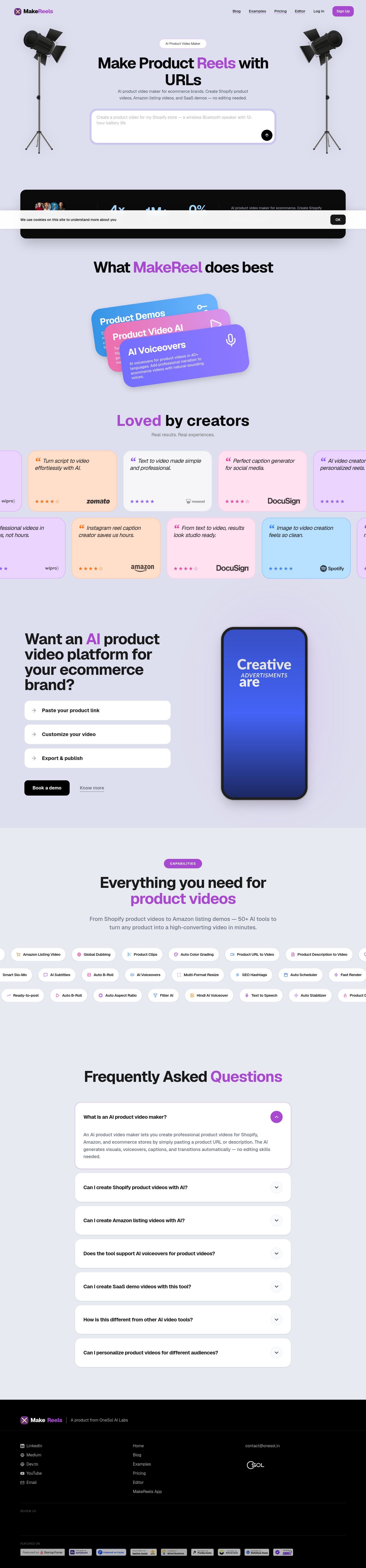 makereels.in — 