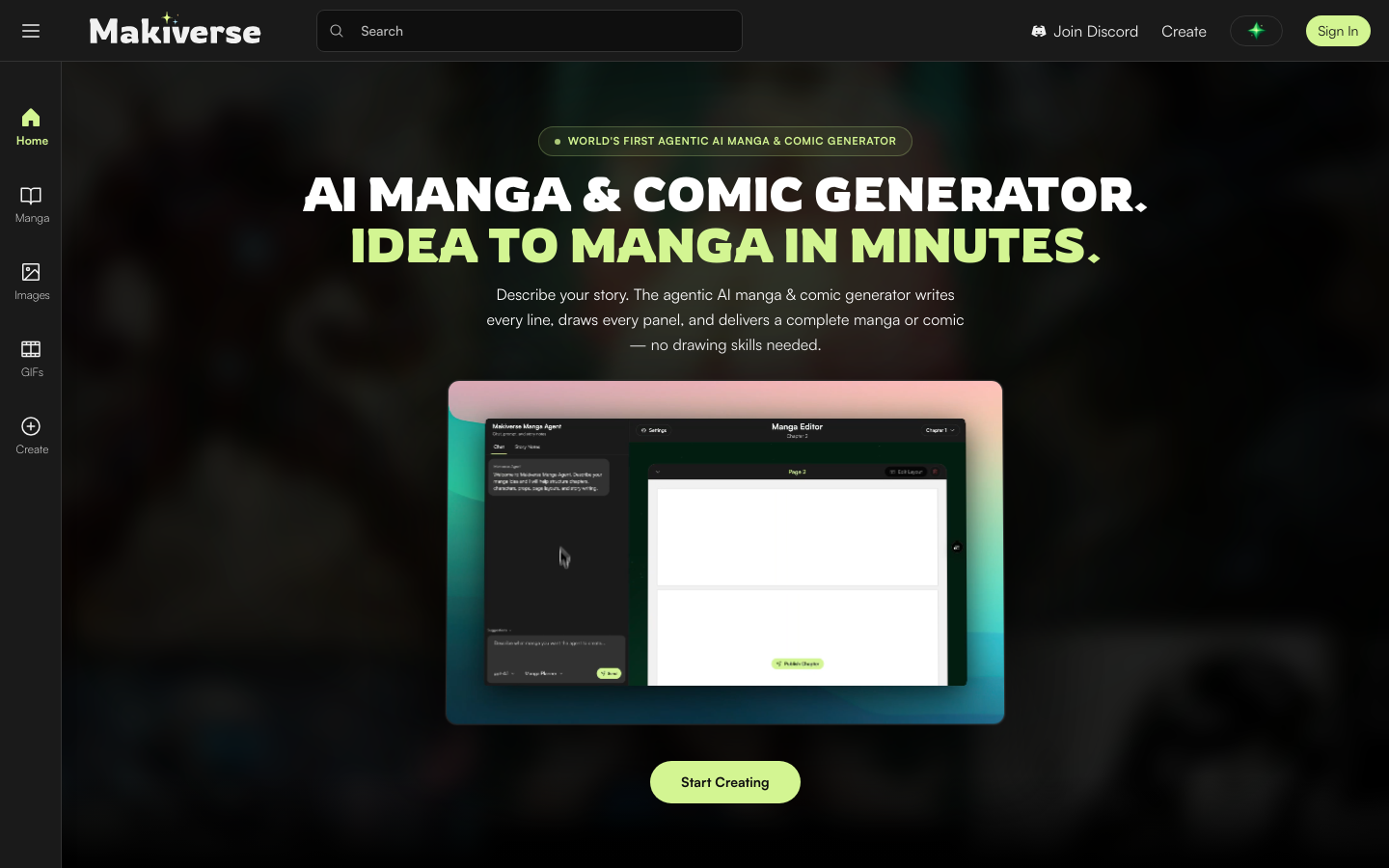 Captured Homepage / Lander