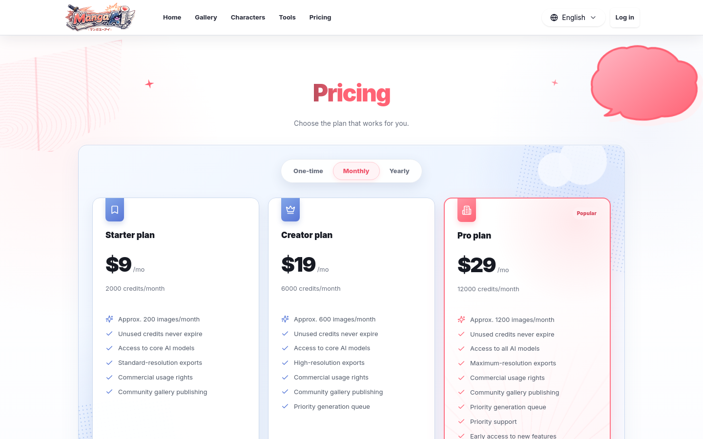 Pricing