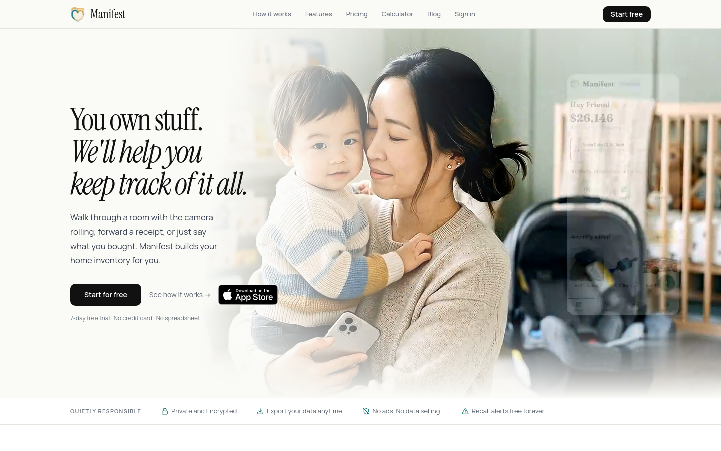 Captured Homepage / Lander