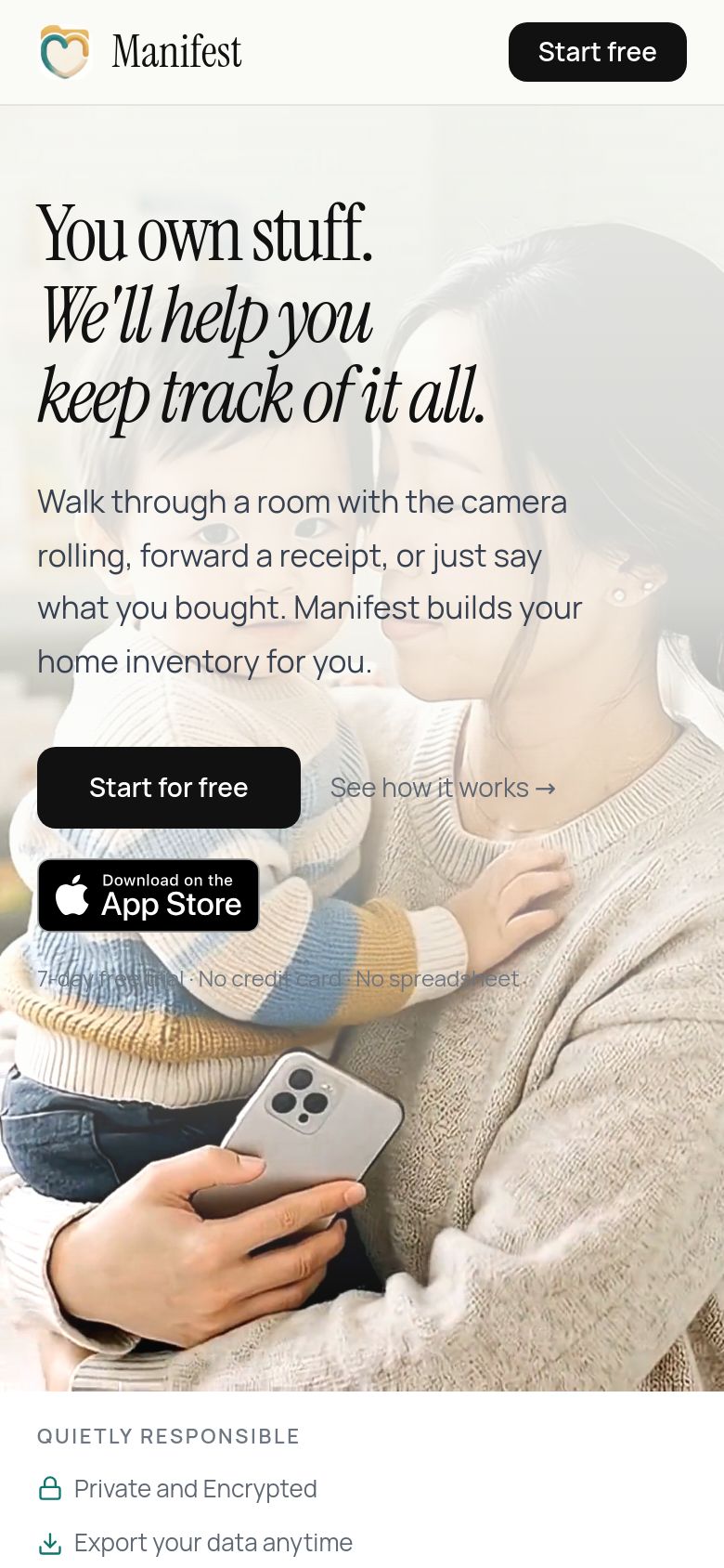 Homepage / Lander