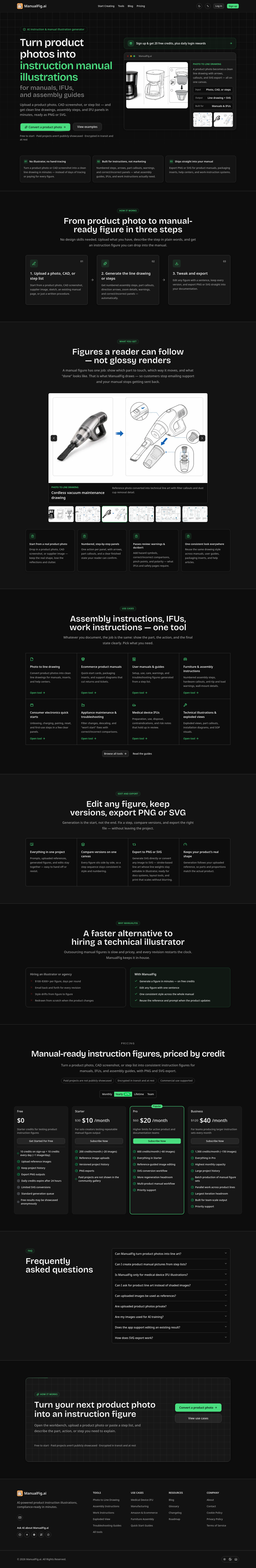 manualfig.ai — The Pricing Page