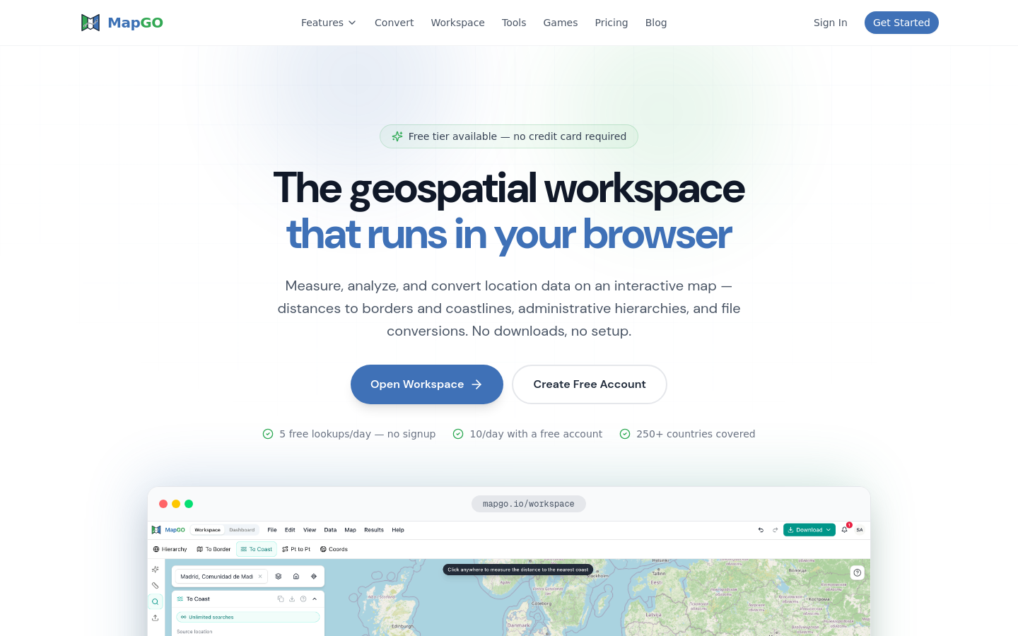 Captured Homepage / Lander