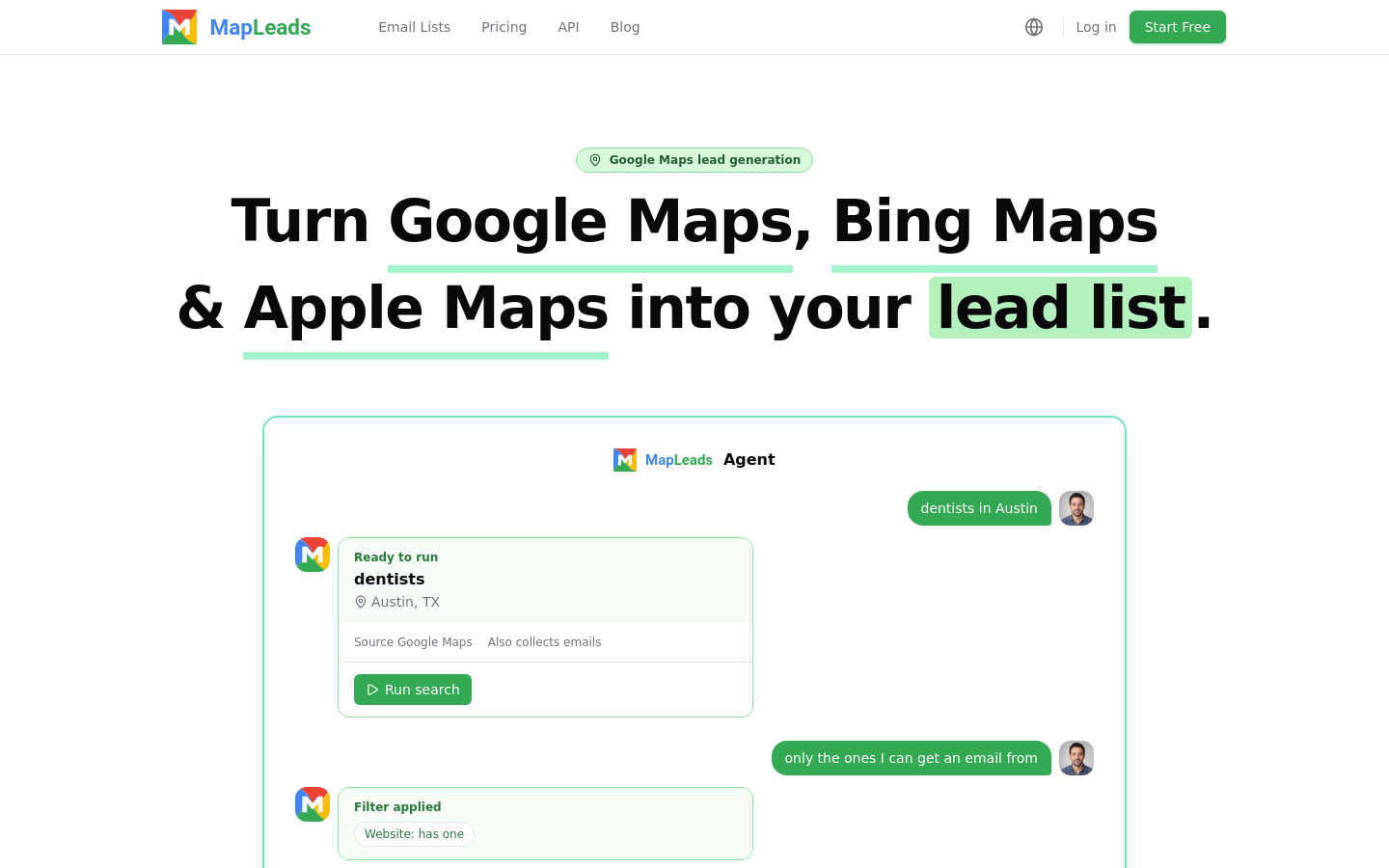 Captured Homepage / Lander