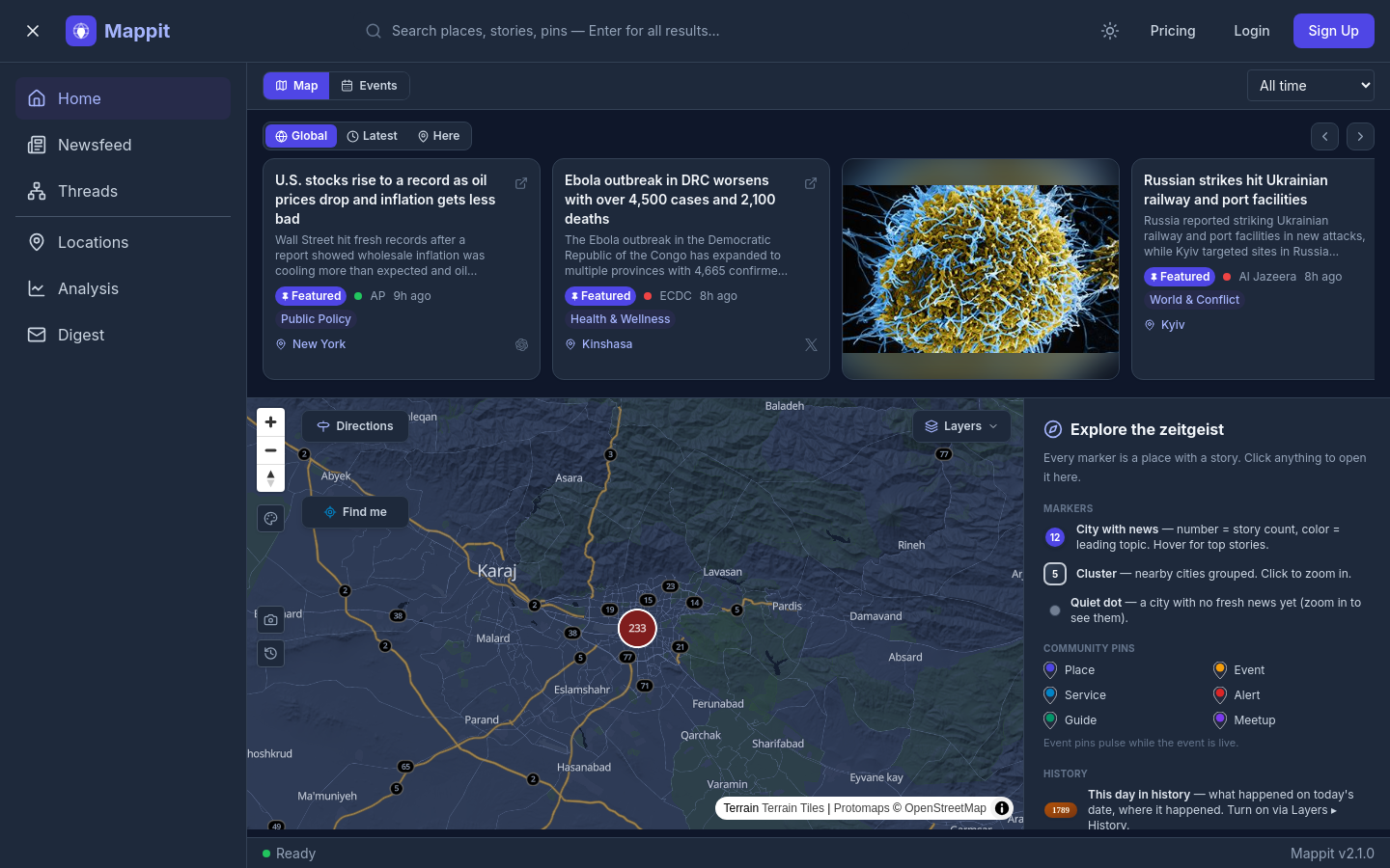 Captured Homepage / Lander