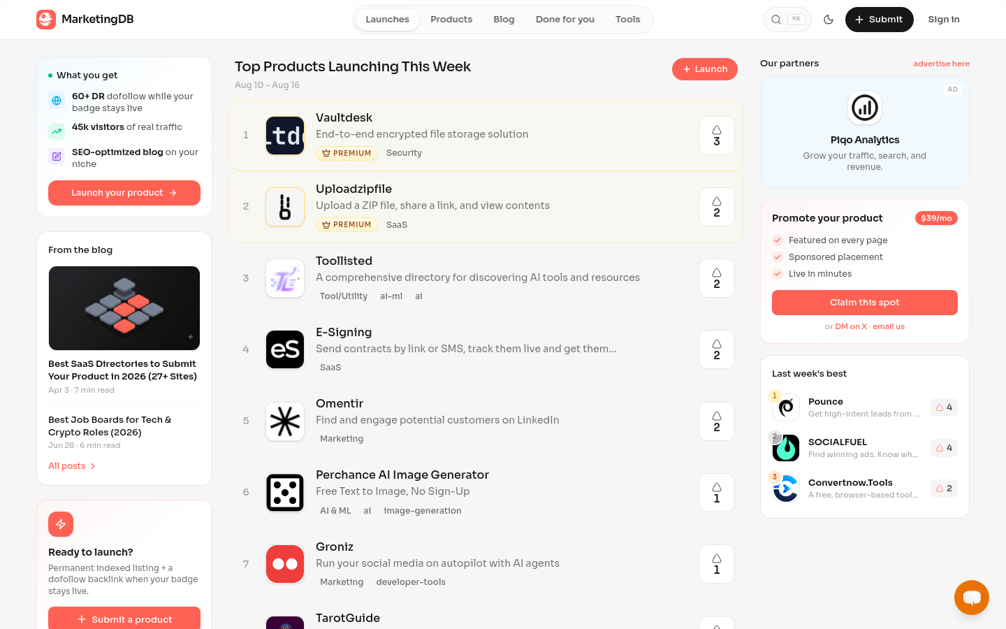 Captured Homepage / Lander