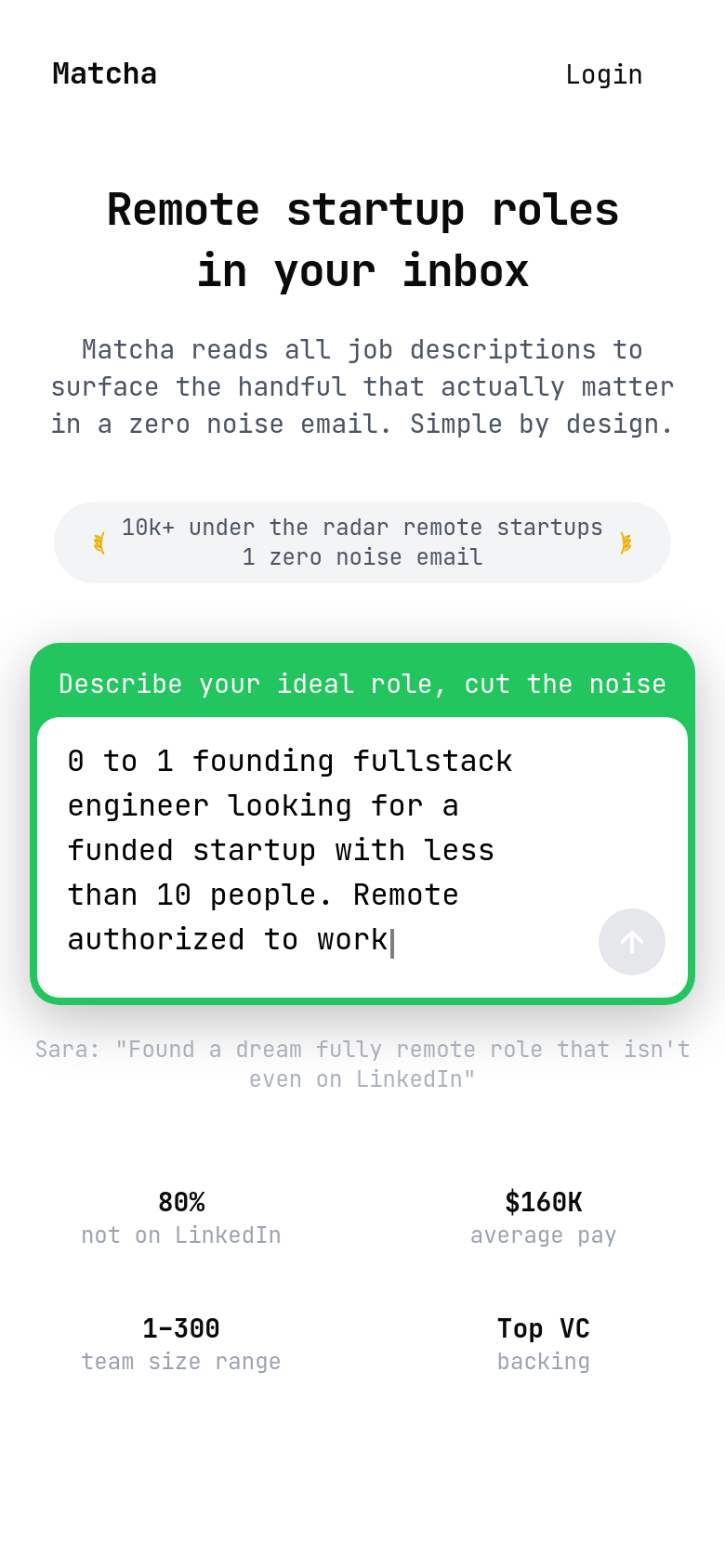 Homepage / Lander
