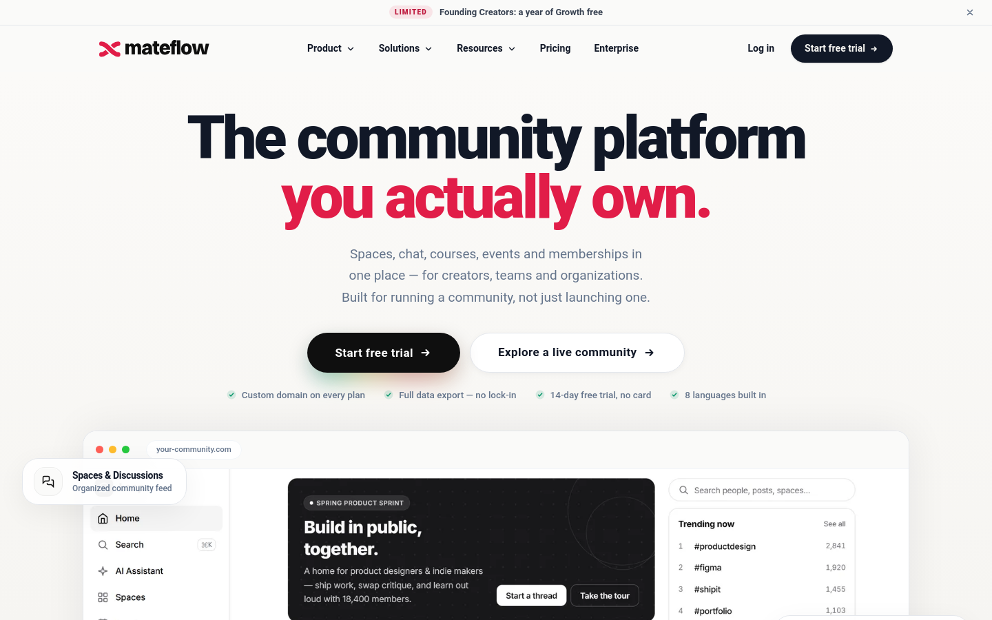 Captured Homepage / Lander