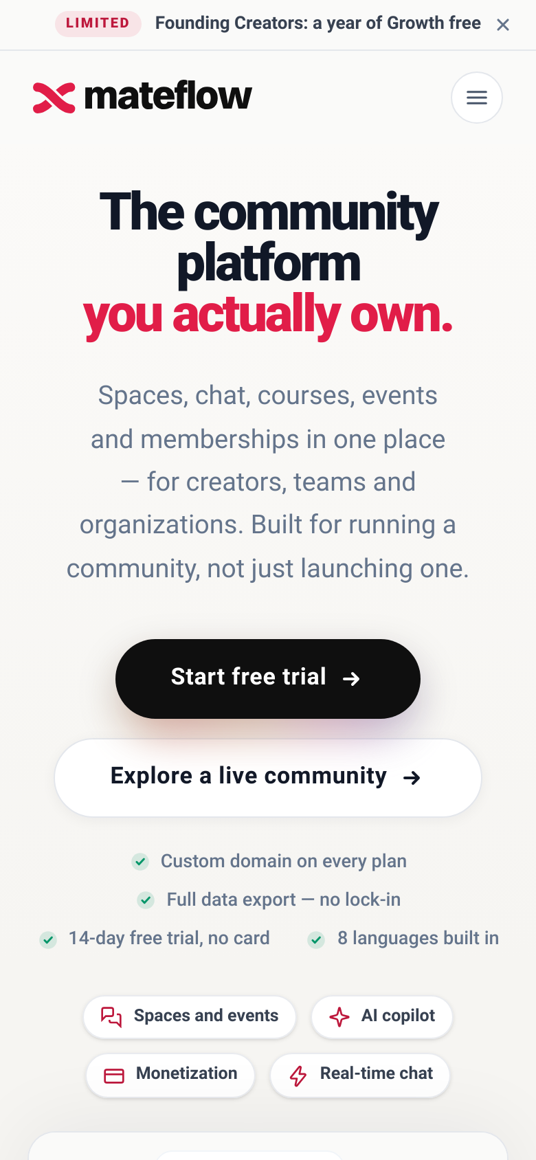 Homepage / Lander