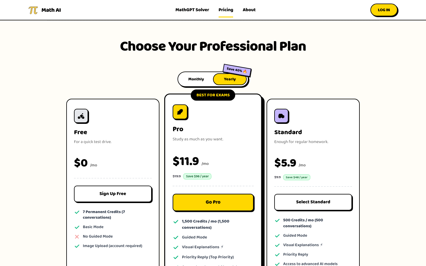 Pricing