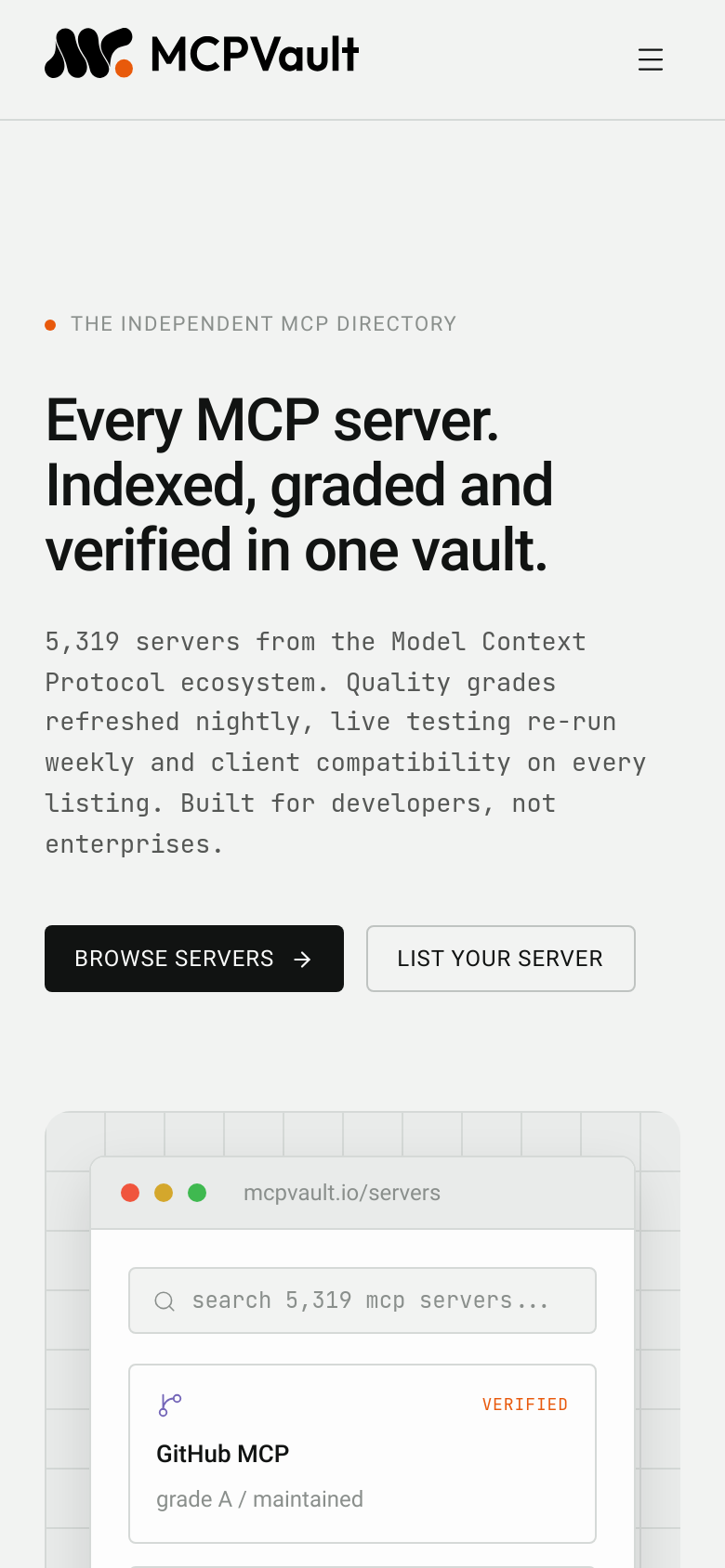 Captured Homepage / Lander