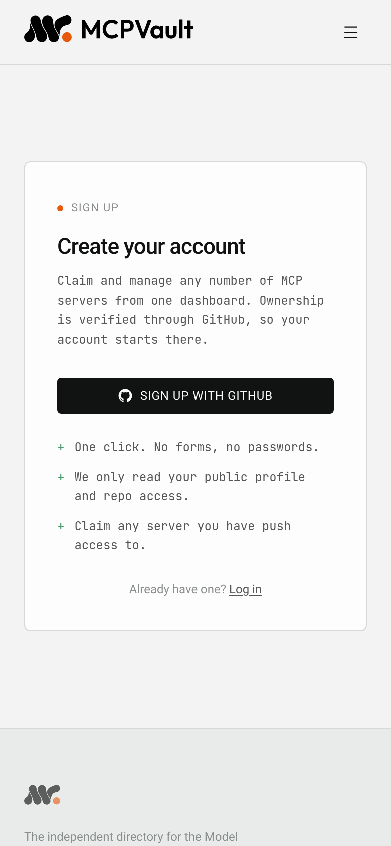 Signup