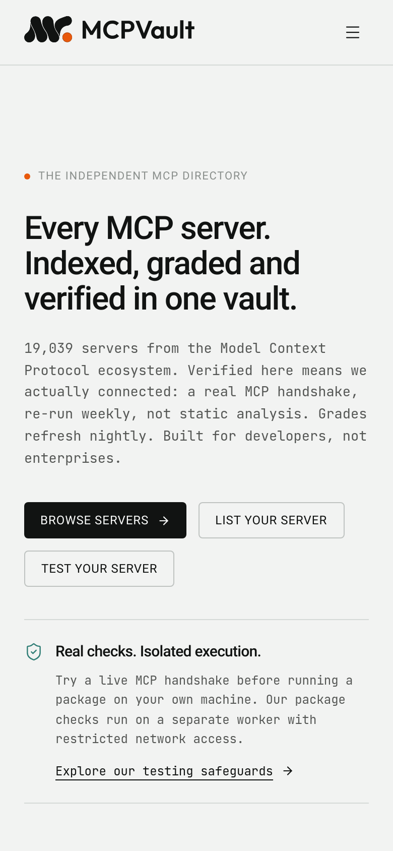 Homepage / Lander
