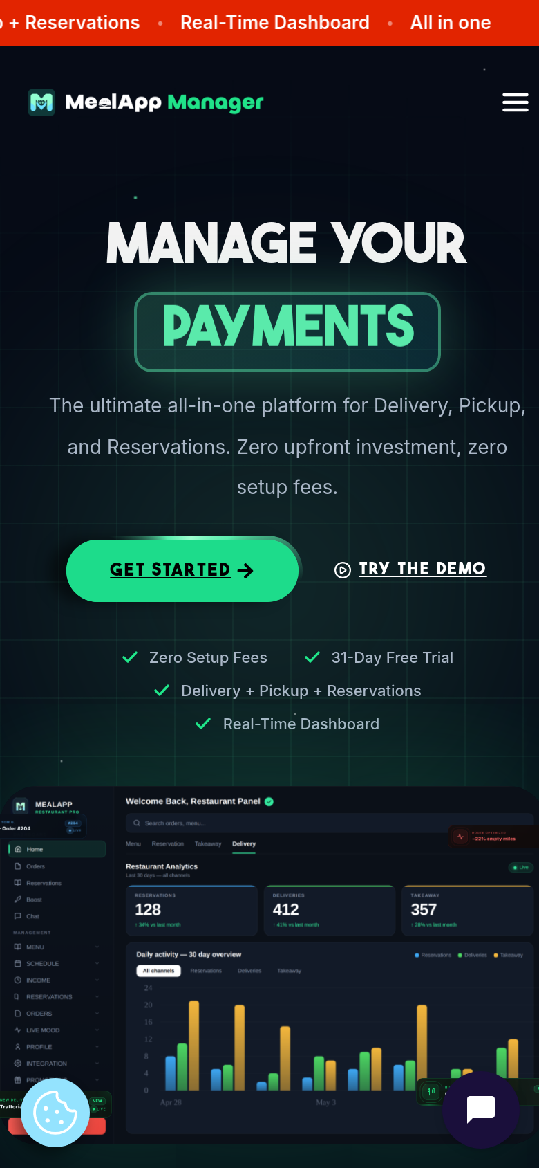 Homepage / Lander