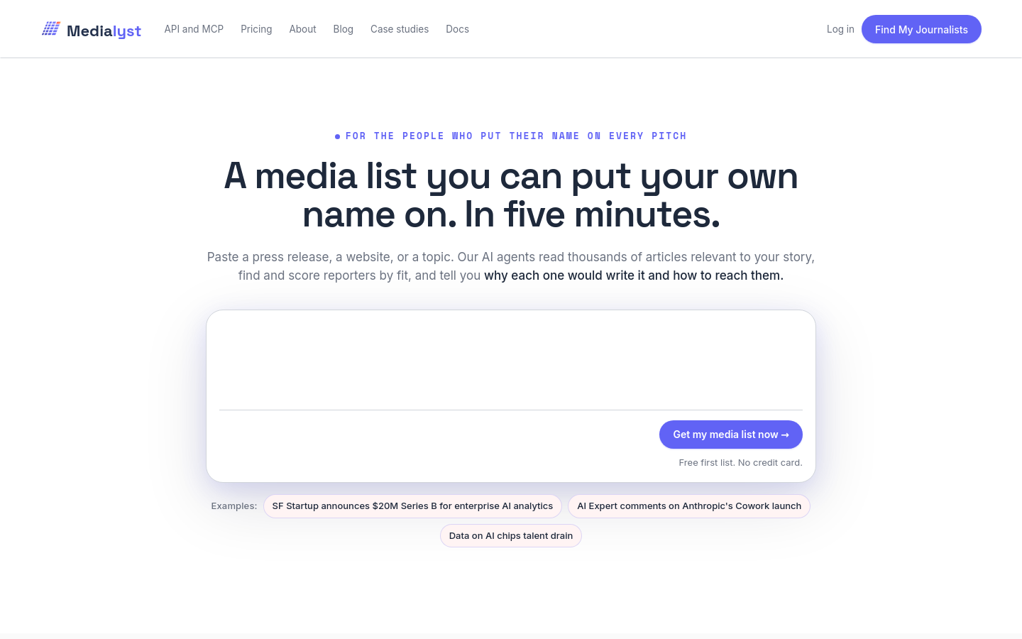 Captured Homepage / Lander