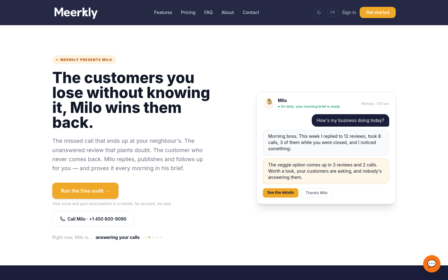 Captured Homepage / Lander