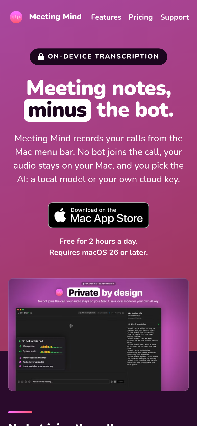 Homepage / Lander