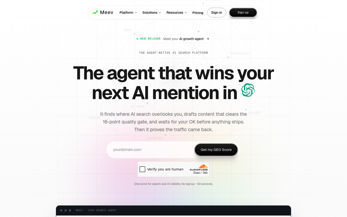 Captured Homepage / Lander