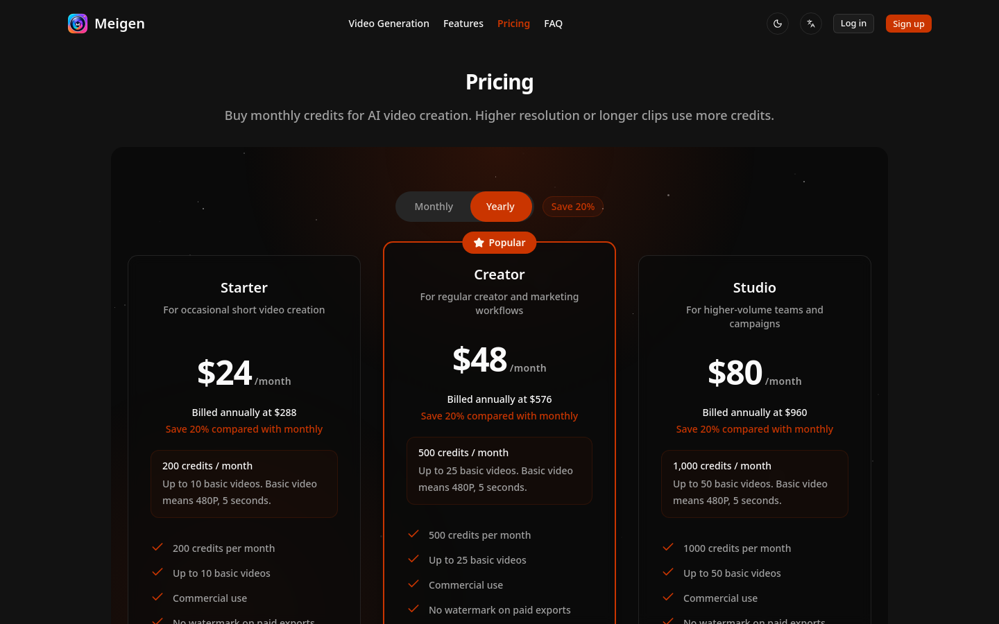 Pricing