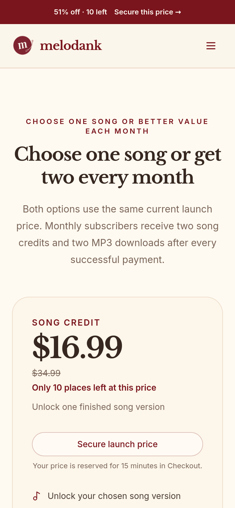 Pricing
