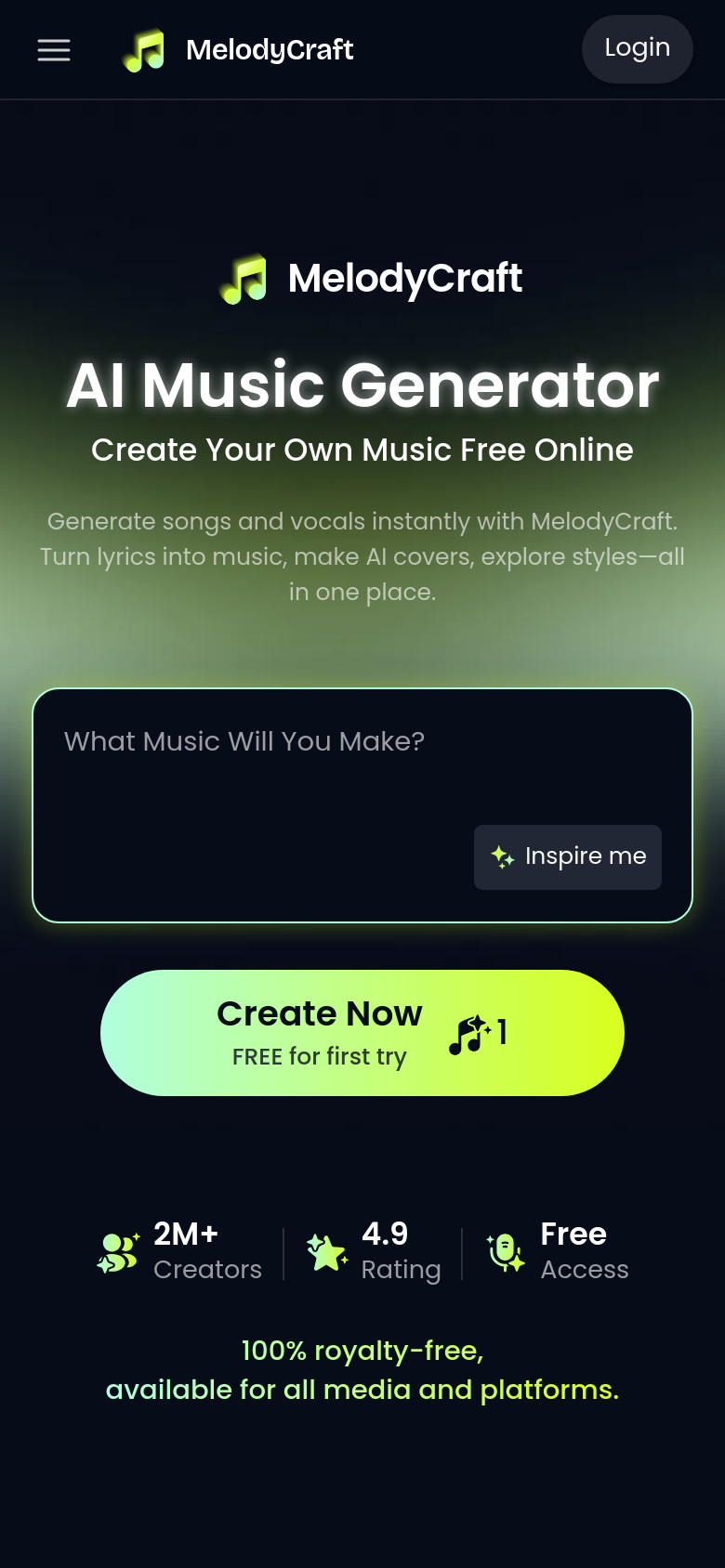 Homepage / Lander