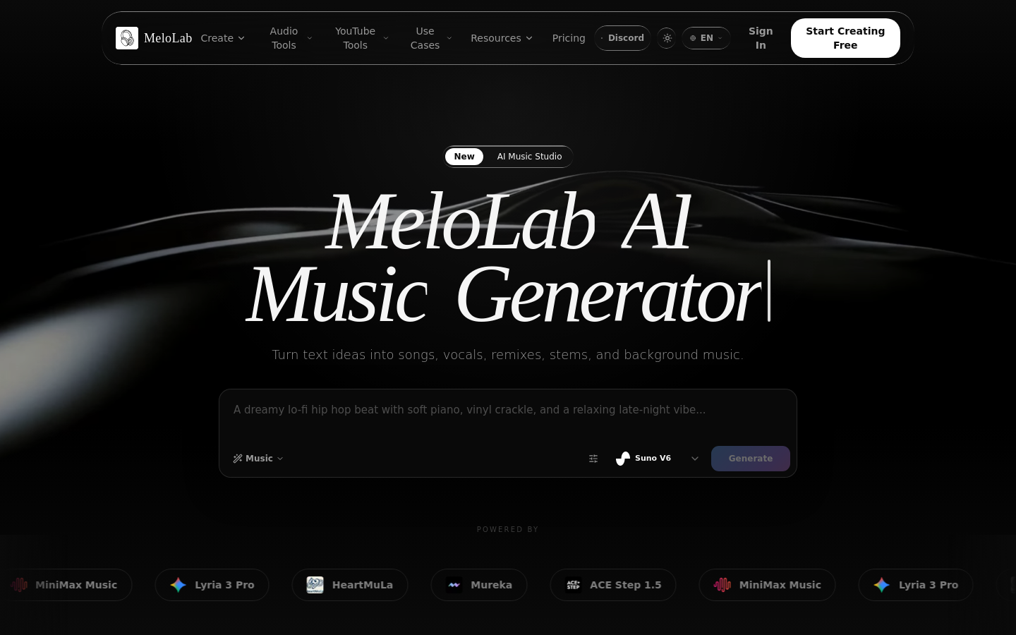 Captured Homepage / Lander