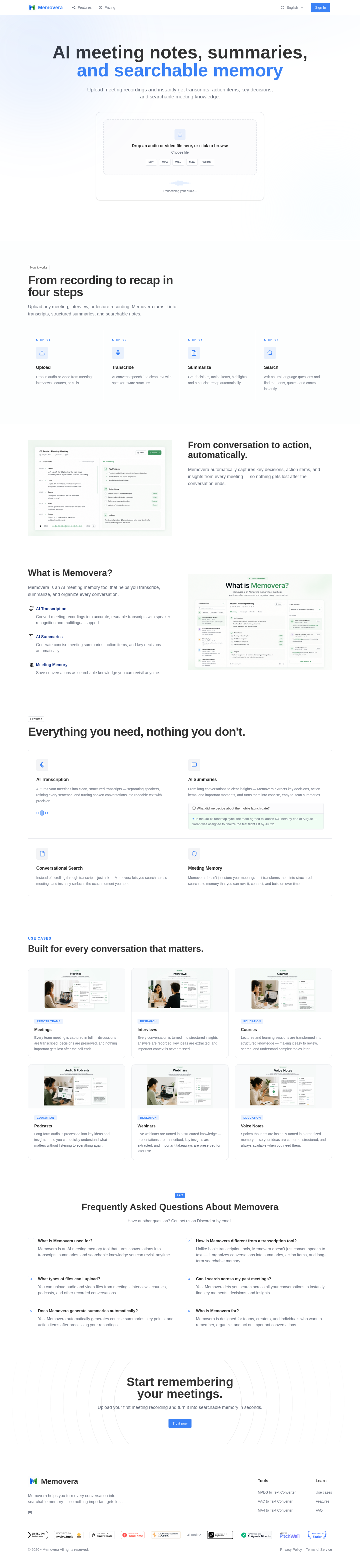 memovera.io — 