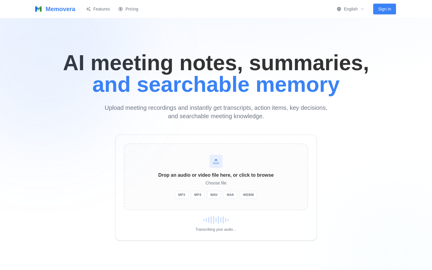 Captured Homepage / Lander