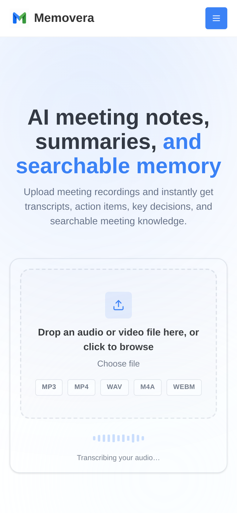 Homepage / Lander