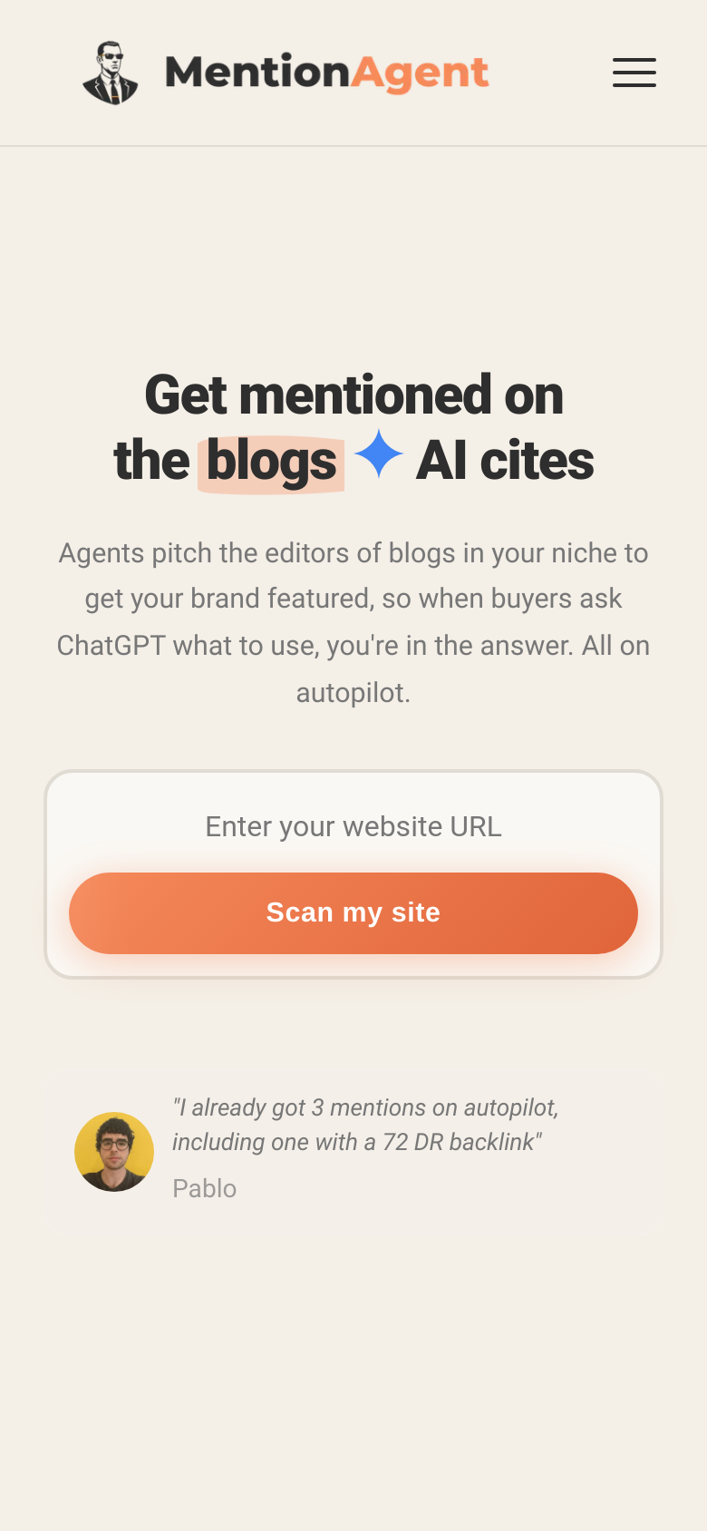 Homepage / Lander