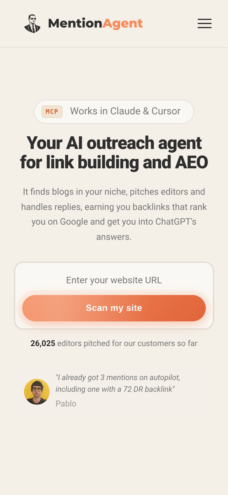 Homepage / Lander