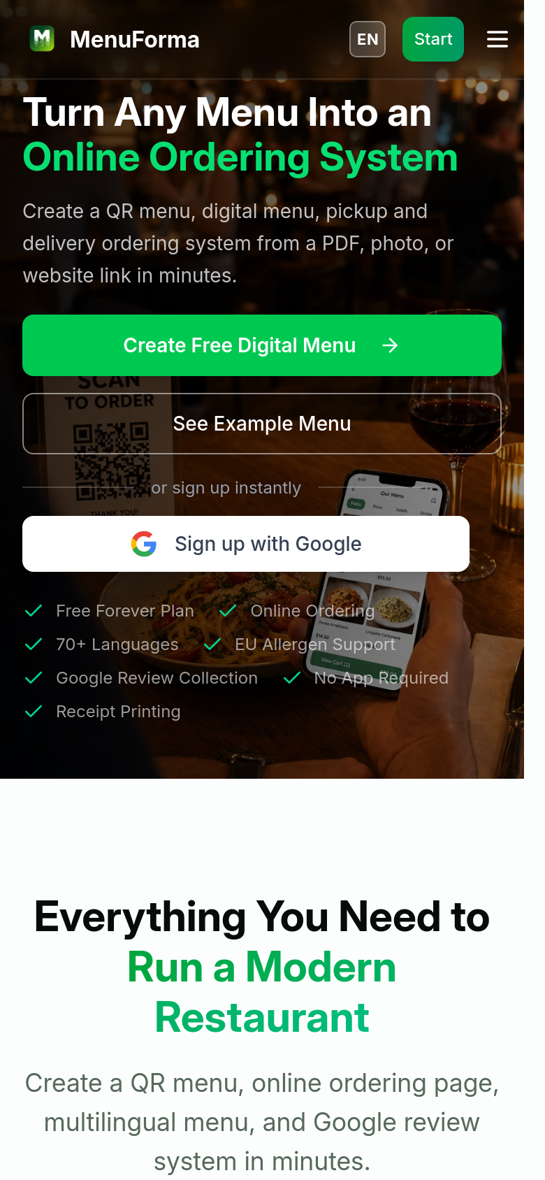 Homepage / Lander