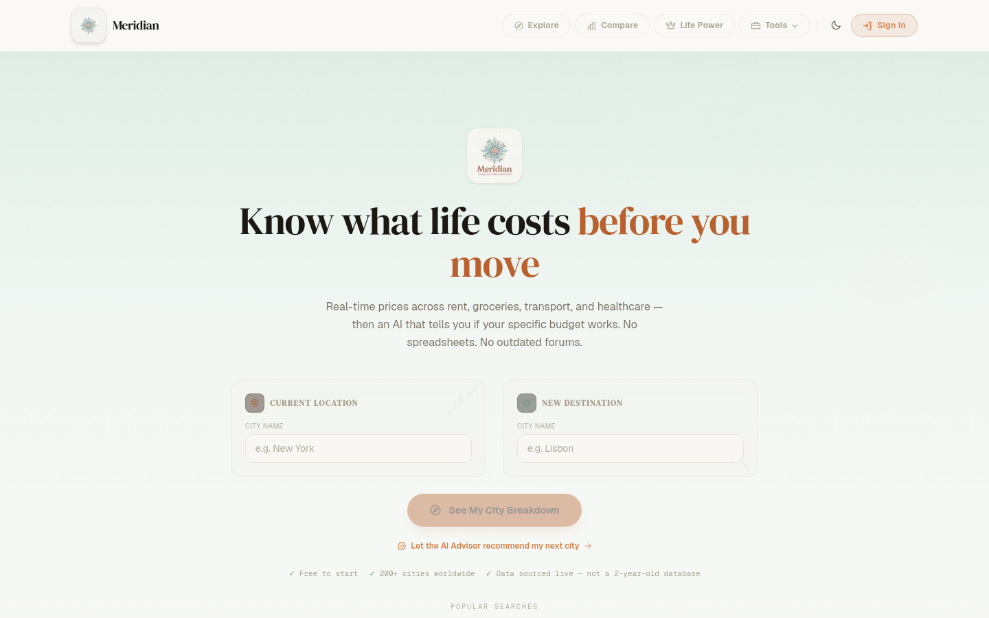 Captured Homepage / Lander
