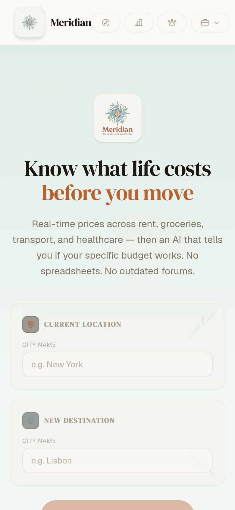Homepage / Lander