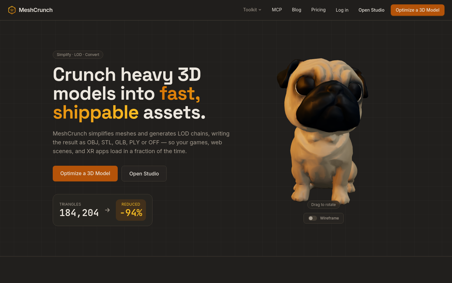 Captured Homepage / Lander