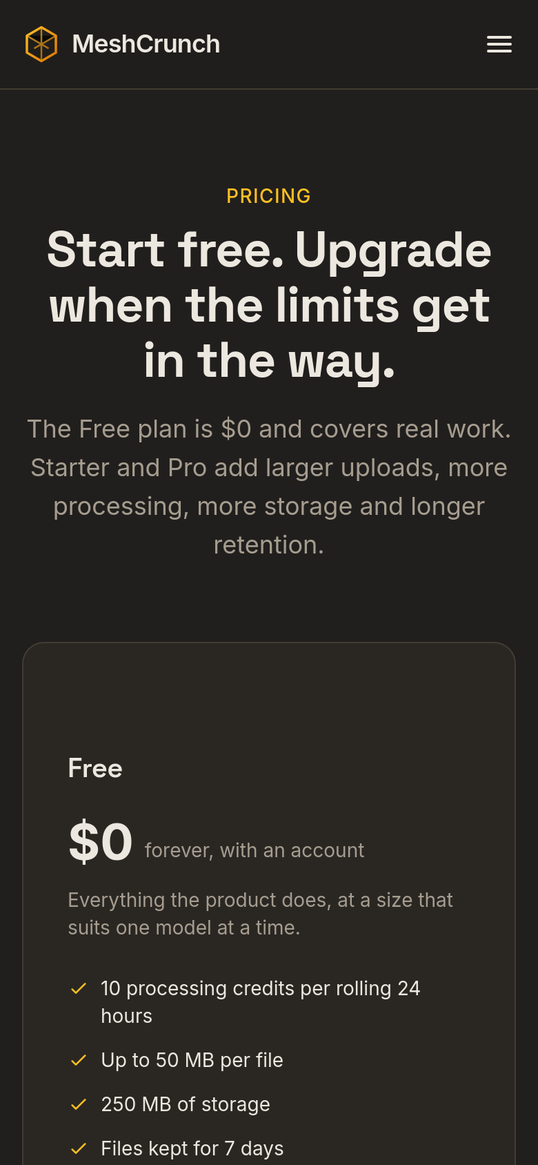 Pricing