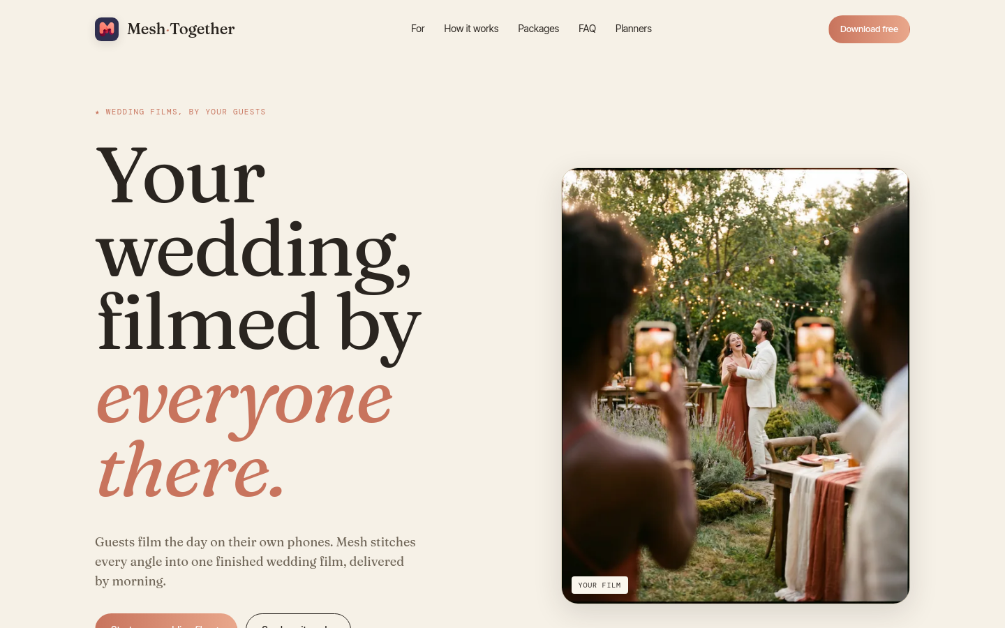 Captured Homepage / Lander