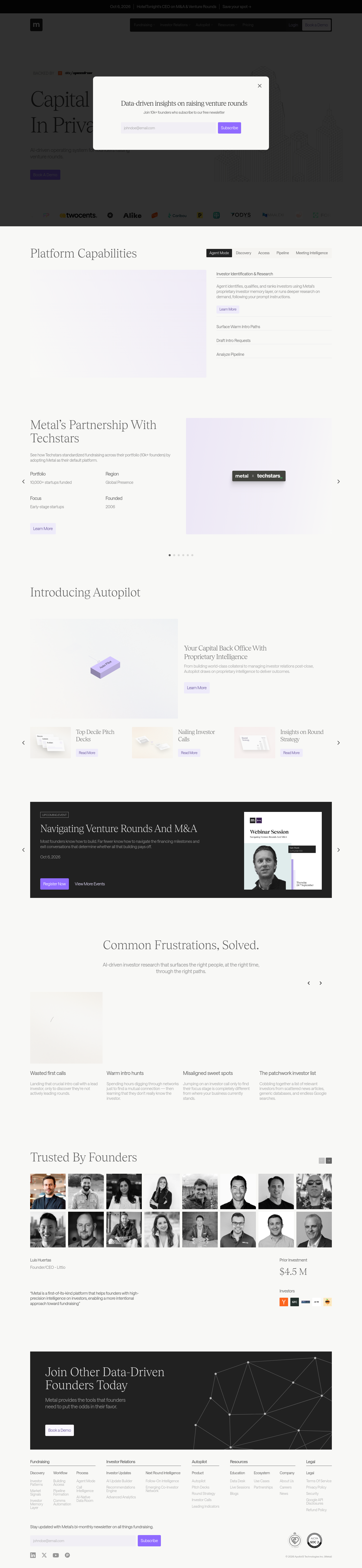 metal.so — The Trust Wall
